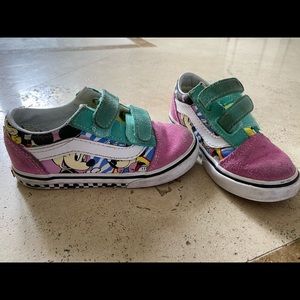 Toddler Vans Mickey Mouse shoes size 8.5